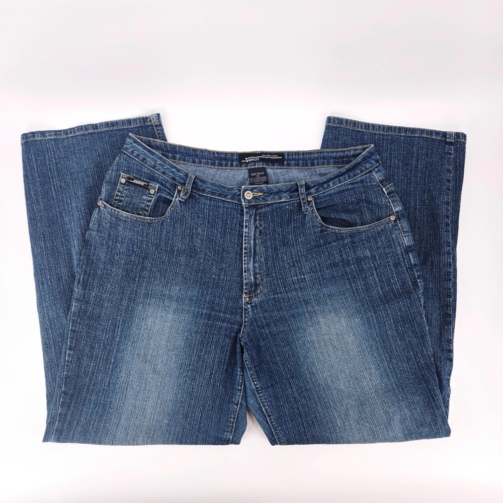 Squeeze‎ Vintage Y2K Stephen Hardy Wide Leg Cargo Style Jeans Plus Size 20